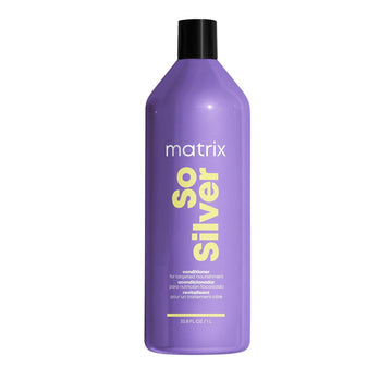 Matrix So Silver Conditioner | Deep Conditioning | Repairs Dull, Blonde & Silver Hair | Non-Color Depositing | For Color Treated Hair | For Dry, Damaged Hair | Packaging May Vary | Vegan