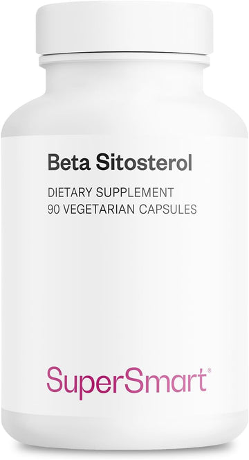Supersmart - Beta-Sitosterol 180 Mg Per Day (Vegapure ®) - Prostate & Urinary Health - Reduce Need To Urinate Frequently | Non-Gmo & Gluten Free - 90 Vegetarian Capsules
