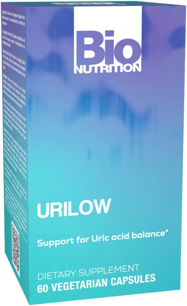 Bio Nutrition Urilow 60 Vegetarian Capsules | Natural Support For Urinary Health | Promotes A Healthy Uric Acid Balance