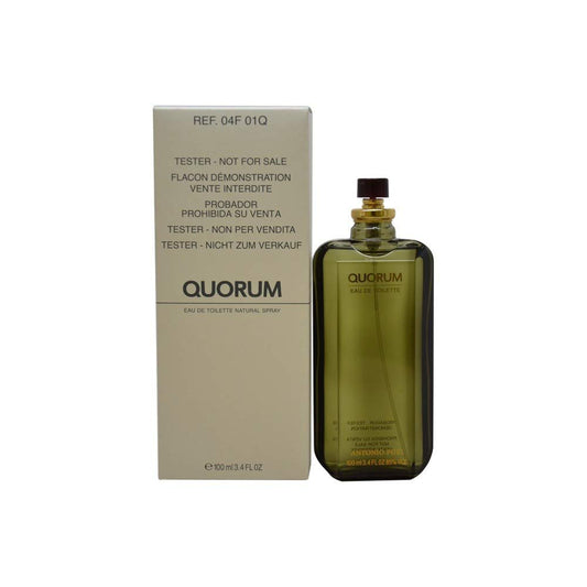 Quorum By Antonio Puig For Men Eau De Toilette Spray, 3.4 Ounce (Tester/Plain Box) : Beauty & Personal Care
