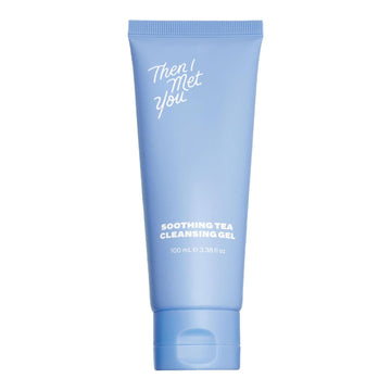 Then I Met You Soothing Tea Cleansing Gel, Hydrating Water-Based Face Cleanser With Fermented Rice Water & Green Tea, Vegan & Clean Skincare, 3.38 Oz
