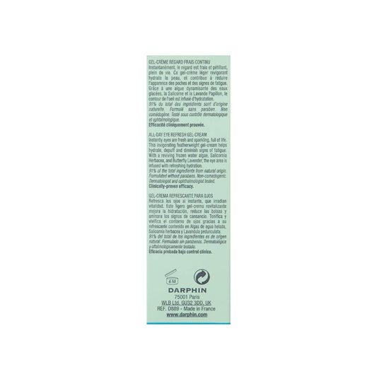 Darphin Hydraskin All-Day Eye Refresh Gel-Cream, 0.5 Ounce (I0013949)