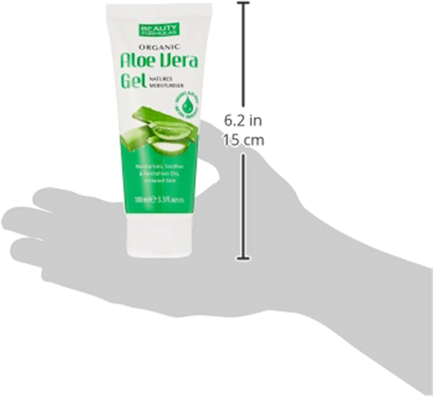 Beauty Formulas, Organic Gel, Aloe Vera, 100 ml