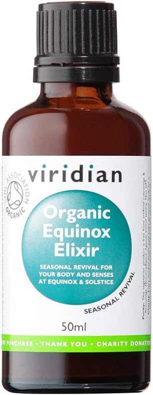 Viridian -100% Organic Equinox Elixir (Dandelion, Burdock, Artichoke, Nettle, Cleavers) 50Ml