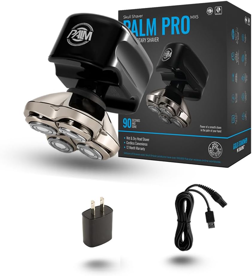 Skull Shaver - Palm Mx5 Head And Face Shaver - Smooth Shave