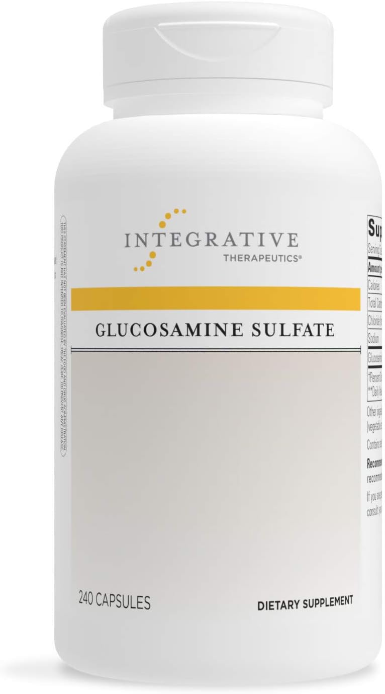 Integrative Therapeutics Glucosamine Sulfate - Building Block Of Cartilage* - For Women And Men - Gluten Free - Dairy Free - 240 Capsules