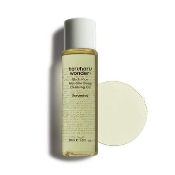 Haruharu Wonder Black Rice Moisture Cleansing Oil, 5.1 Fl Oz, Double Cleansing, Daily Makeup Remover, Pore Oil Cleanser, Korean Skincare For Sensitive, Normal And Oily Skin