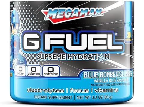 G Fuel Megaman Electrolytes Powder, Water Mix for Hydration, Energy an