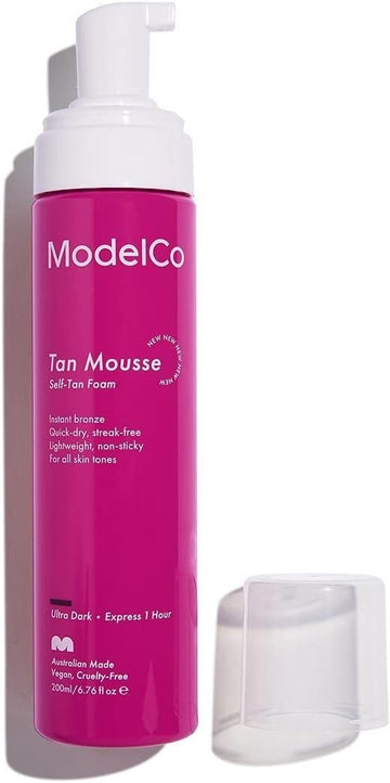 Modelco Tan Mousse Self-Tan - Foam Mousse - For Women, 6.76 Oz / 200 Ml