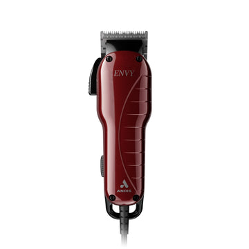 Andis 66680 Professional Envy Hair Clipper – High-Speed Adjustable Carbon-Steel Blade With Powerful Motor, 7200 Cutting Strokes Per Minute, Hanger Loop, Red & Black