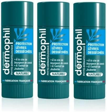 Dermophil Indien Protection Lips Stick Organic 2 X 4G + 1 Free