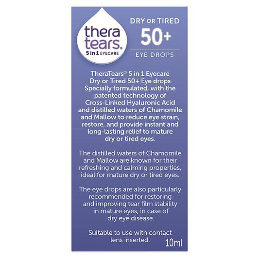 Thera Tears 5 In 1 Dry Or Tired 50+ Eye Drops 10Ml