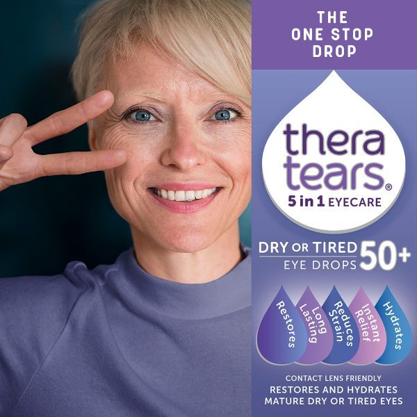 Thera Tears 5 In 1 Dry Or Tired 50+ Eye Drops 10Ml