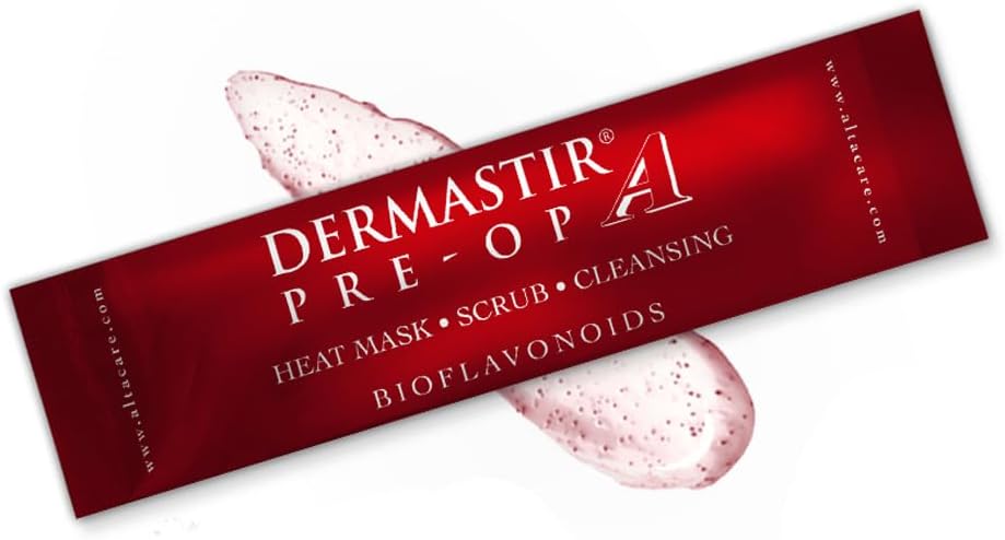 Dermastir Pre-Op Heating Exfoliating Mask - Deeply Cleanses Pores, Detoxifies And Hydrates Skin - Made In France For All Skin Types - 15Ml