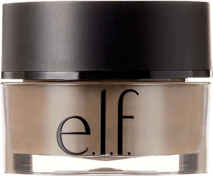 e.l.f. Lock On Liner And Brow Cream, Lightweight, Creamy, Versatile, Defines, Sculpts, Shades, Contours, Medium Brown 5.5g : Amazon.co.uk: Beauty