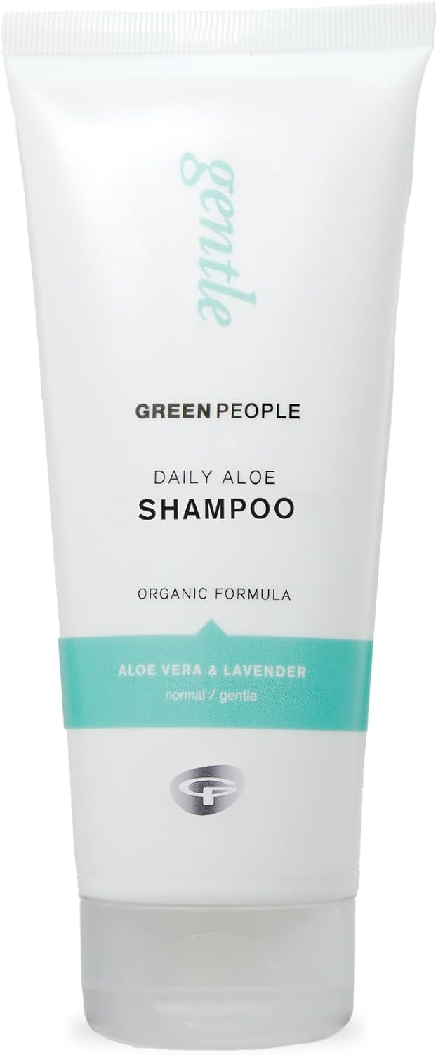 Green People 2-In-1 Daily Aloe Shampoo & Shower Wash - Natural & Organic Aloe Vera - Silicone & Sls Free - Vegan, 200Ml