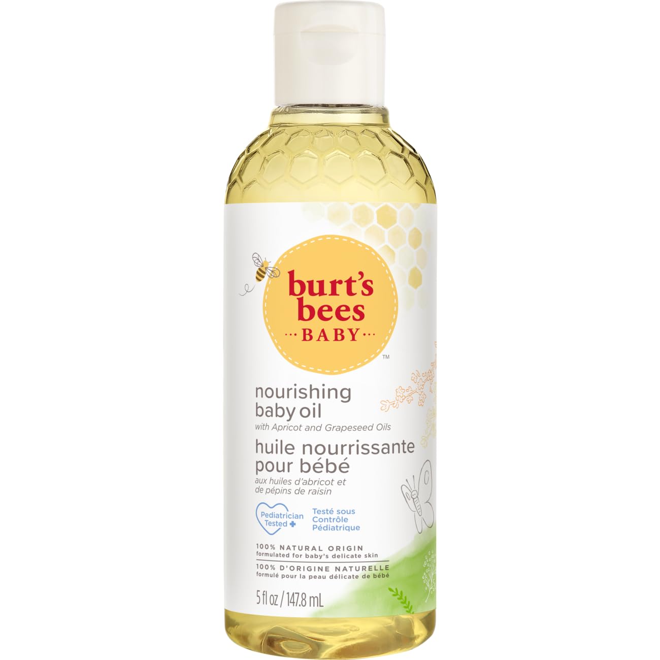 Burts Bees Baby Nourishing Baby Oil, 5 FZ