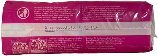 Carefree Body Shape Extra Long Unscented, 36-count (Pack of 2)