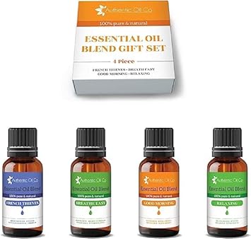 4 Piece 10ml Blend Oil Gift Set 2 Pure and Natural Oils Aromatherapy Diffuser, Cosmetics : Amazon.co.uk: Health & Personal Care