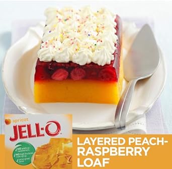 Jell-O Apricot Gelatin 3 Pack Of 3 Oz Boxes (9 Oz Total) Jello W/Exit 28 Bargains Sticker