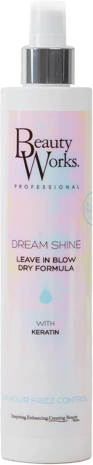Beauty Works Dream Shine 300Ml Leave-In Blow Dry Anti-Frizz Anti-Humidity Spray