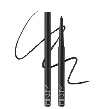 Im Unny Skinny Fit Slim Eyeliner Pencil (S01. Kill Black), All Day Waterproof, Smooth Easy Drawing, Long Lasting Gel Soft Touch Vivid Color, 1 Count Korean Makeup