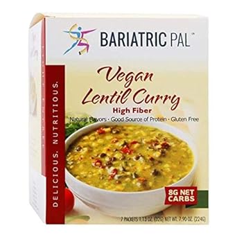 BariatricPal High Protein Light Entree - Vegan Lentil Curry (1-Pack)