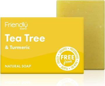 Friendly Soap Handmade Natural Tea Tree & Turmeric Soap (Case Of 6)