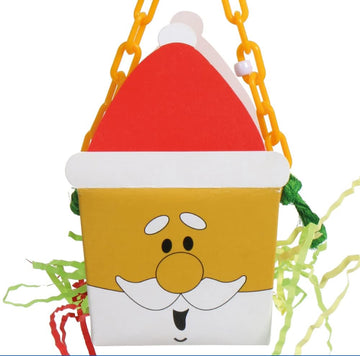 Northern Parrots Santa Foraging Goodie Box - Christmas Parrot Toy