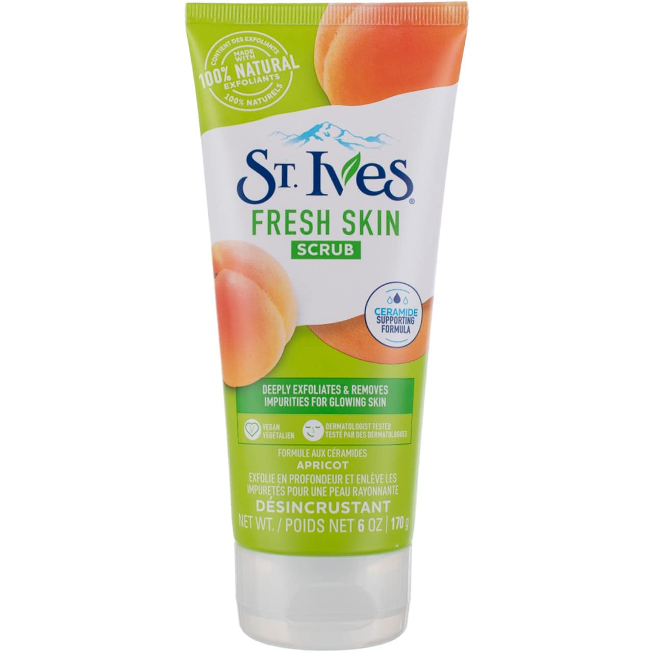 Fresh Skin Invigorating Apricot Scrub By St. Ives For Unisex - 6 Oz Scrub