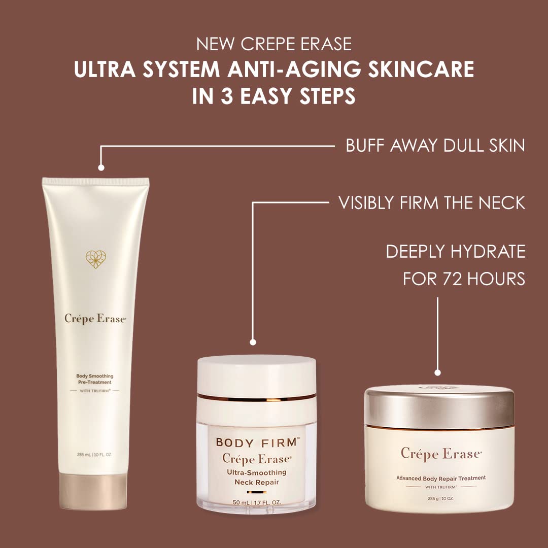 Body Firm Crepe Erase Neck Cream, Anti-Aging Skin Care Moisturizer With Retinol For Firming, Moisturizing, Tightening, & Lifting, Ultra Smoothing For Wrinkle, Neck Repair Treatment, 1.7 Fl Oz : Beauty & Personal Care