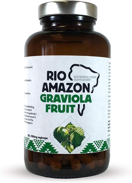 Rio Amazon 500 Mg Graviola Fruit Extract - Pack Of 120 Capsules