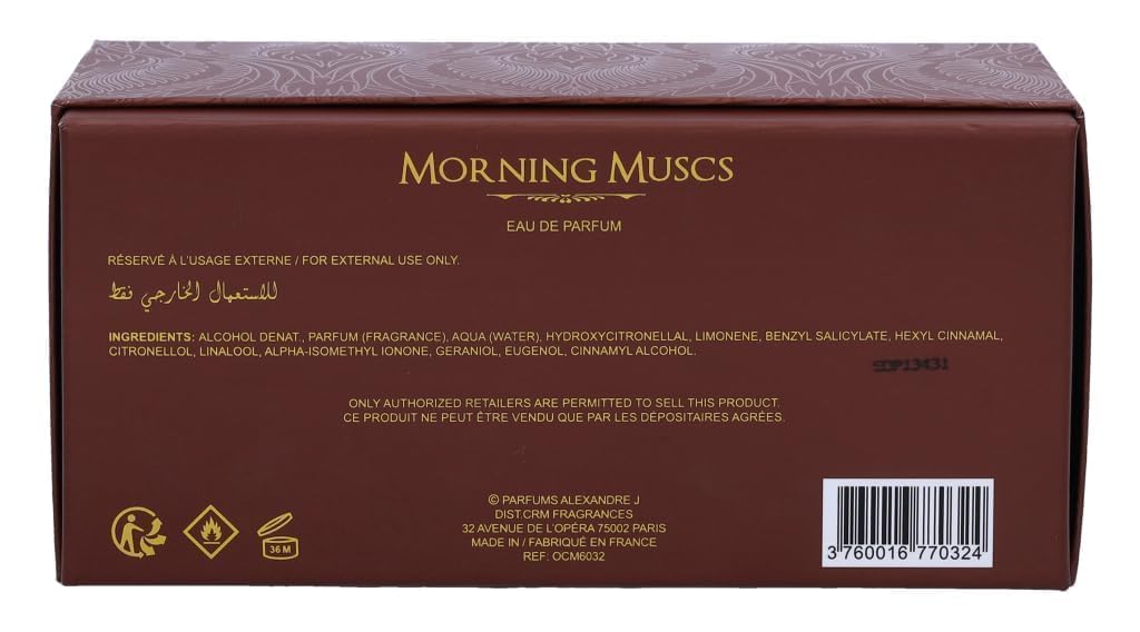 The Collector Morning Muscs Eau De Parfum Spray, 3.4 Ounce