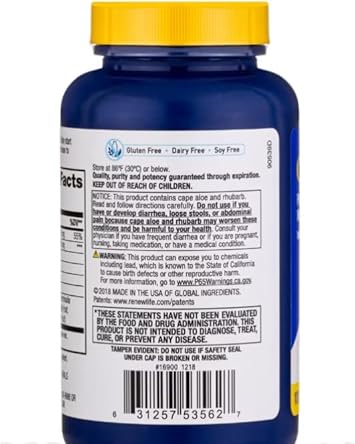 Advanced Naturals Colonmax Caps, 100 Count, Blue And White (16900)