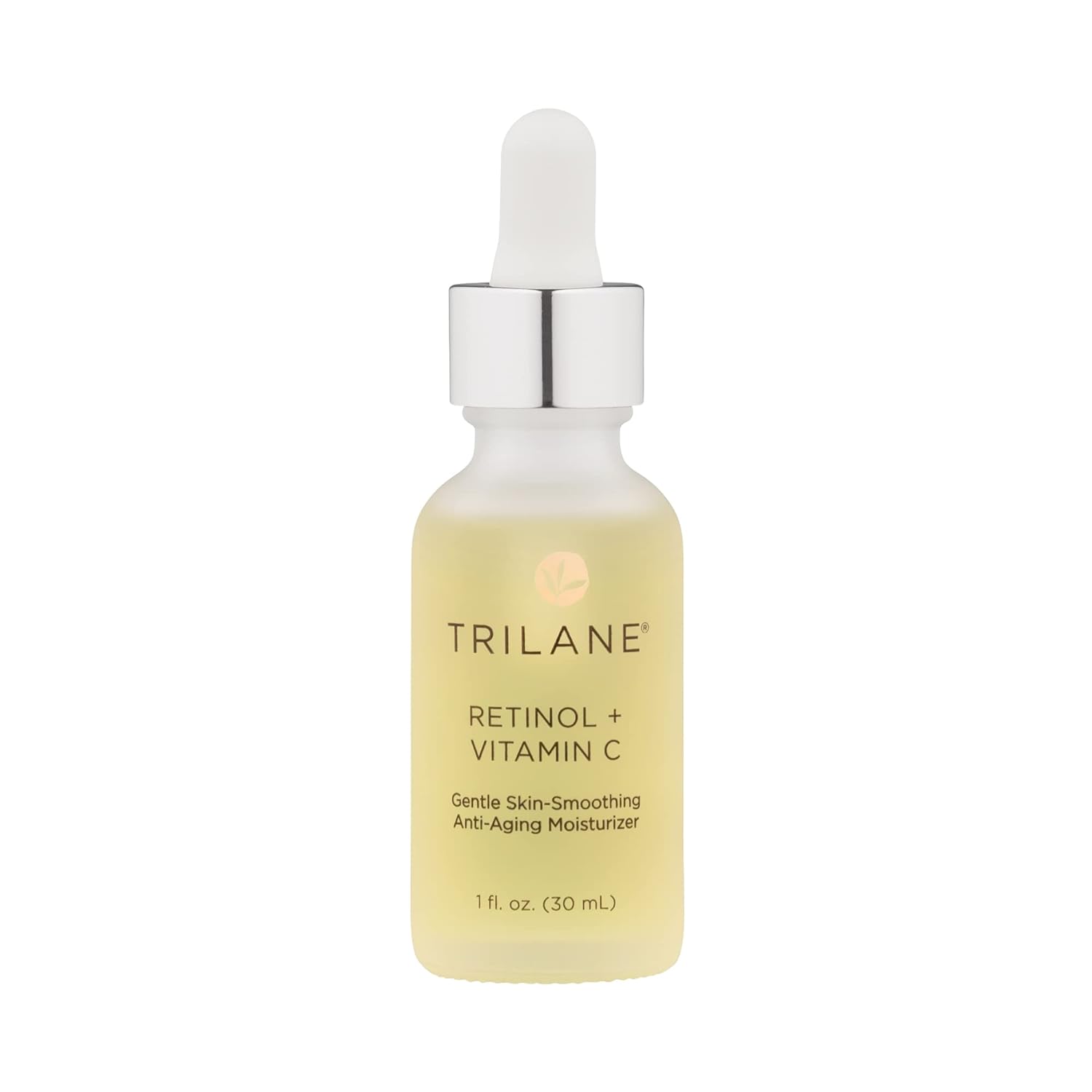 Trilane Retinol + Vitamin C with Squalane, Visibly Reduces the Signs of Aging for Softer, Smoother, More Radiant Skin with Zero Irritation, 1 fl. oz