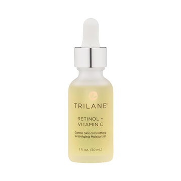 Trilane Retinol + Vitamin C with Squalane, Visibly Reduces the Signs of Aging for Softer, Smoother, More Radiant Skin with Zero Irritation, 1 fl. oz