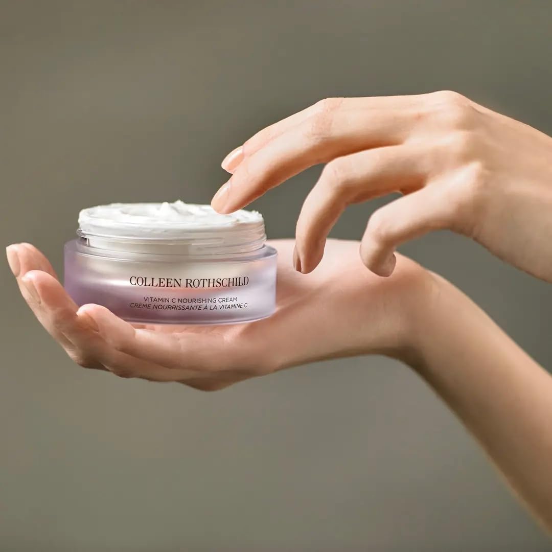 Colleen Rothschild Vitamin C Nourishing Cream | Daily Face Moisturizer | Combats Discoloration, Uneven Tone And Fine Lines (1.7 Fl Oz) : Beauty & Personal Care
