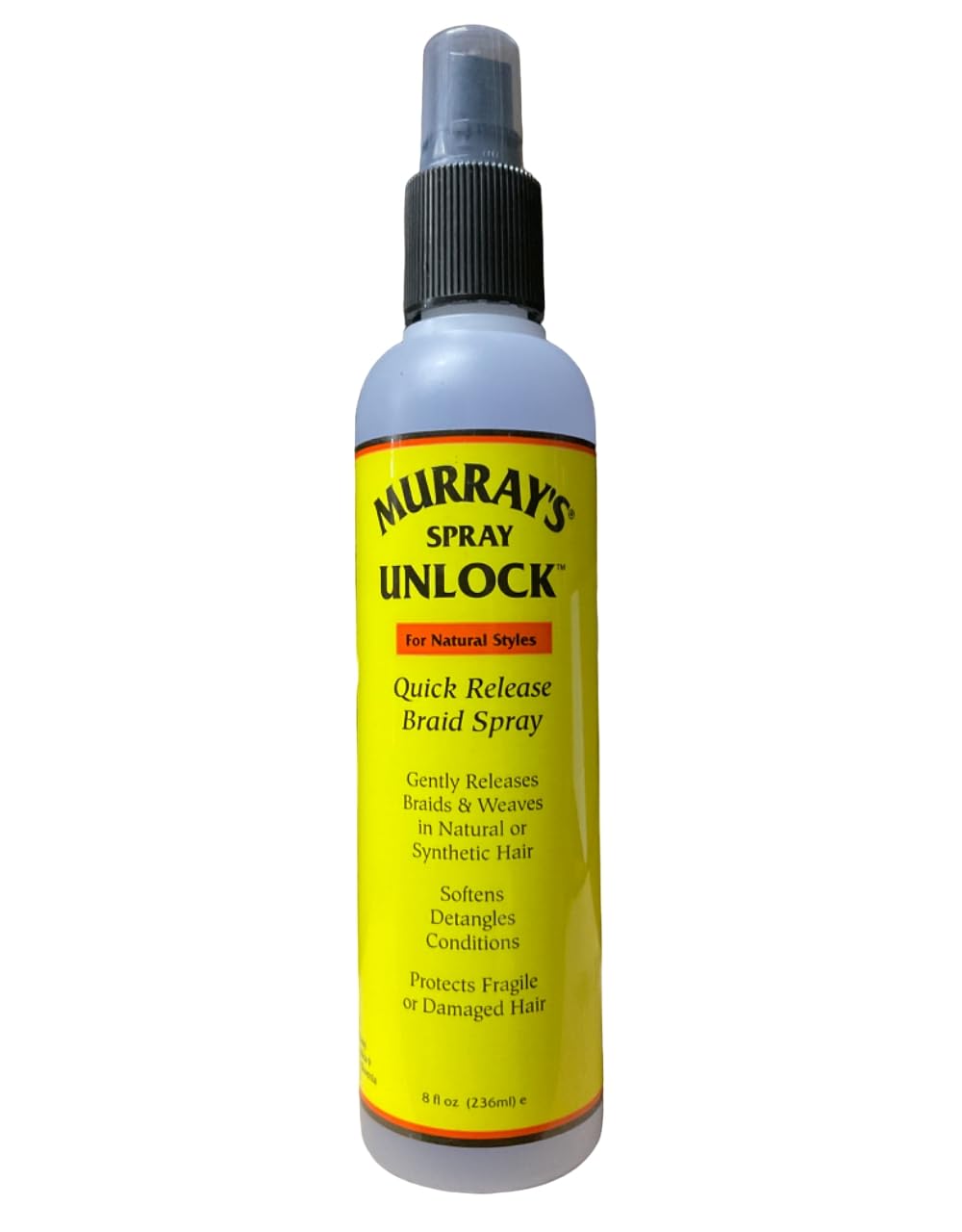 Murrays Unlock Spray Quick Release Braid Spray 8 Oz