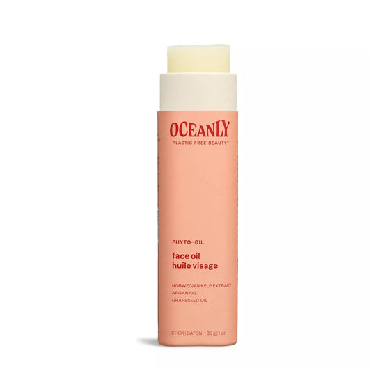 ATTITUDE Oceanly Face Oil Stick, EWG Verified, Plastic-free, Plant and Mineral-Based Ingredients, Vegan and Cruelty-free Beauty Products, PHYTO OIL, Unscented, 1 Ounce