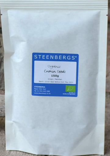 Steenbergs Organic Cumin Seeds 150G