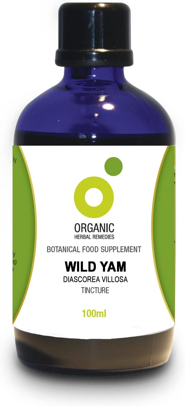 Organic Herbal Remedies 100ml Wild Yam Tincture : Amazon.co.uk: Health & Personal Care