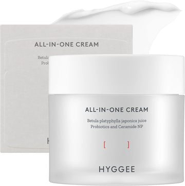 All In One Cream - High Moisture Barrier Face Moisturizer For Dry Skin - Probiotics & Ceramide - Non Sticky Moisturizing Cream - Skin Irritation Free, 2.7Oz