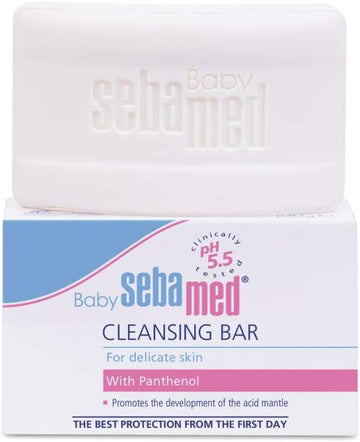 Baby Sebamed Cleansing Bar | 100G | Ph5.5 Value | No Tears Formula | Can Be Used From Day 1