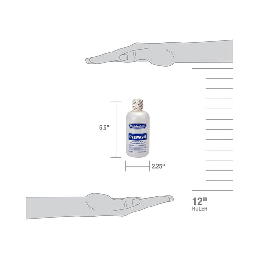Physicianscare Eye Wash Solution, Sterile Isotonic Buffered Solution For Flushing & Irrigating Eyes, 8-Oz Bottle