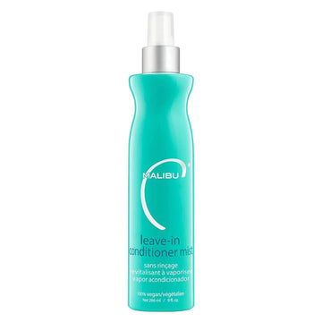 Malibu C Leave In Conditioner Mist - Moisturizing Heat Protectant & Hair Detangler Spray - Leave In Conditioner Spray That Helps To Prevent Color Fading With Uv Protection (9Oz)