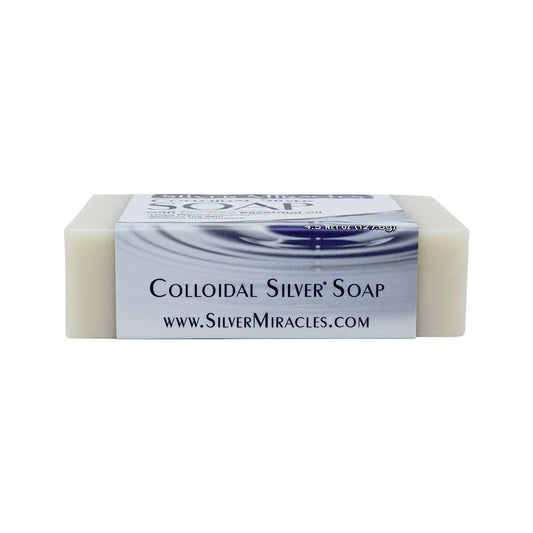 Silver Miracles Colloidal Silver Soap With Tea Tree Essential Oil