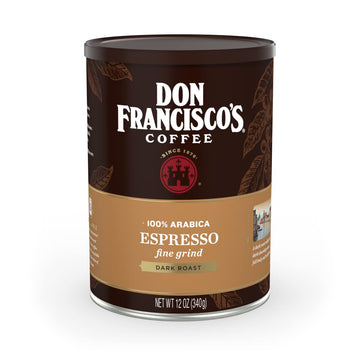 Don Francisco'S Espresso Dark Roast Ground Coffee, Can