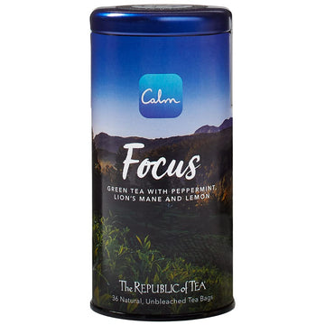 The Republic Of Tea - Calm Focus, Caffeinated, 36 Tea Bags