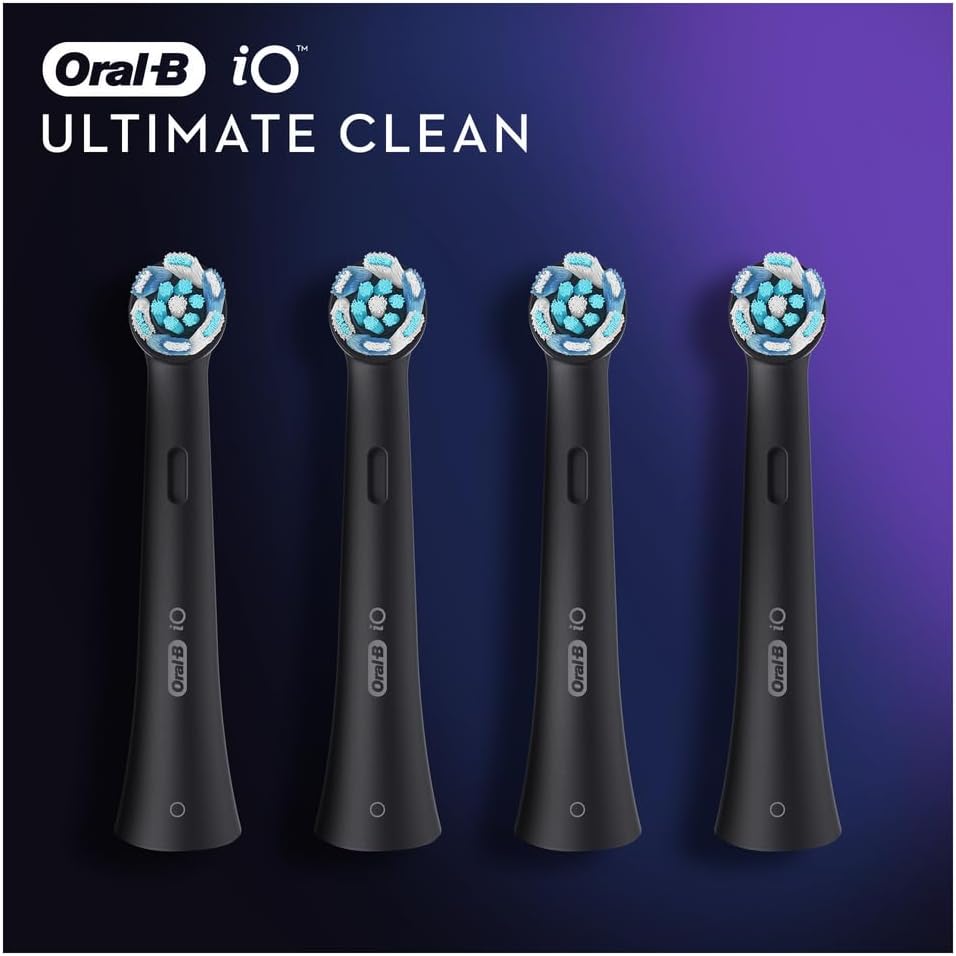 Oral-B iO Ultimate Clean Original Electric Toothbrush Head, Twisted & Angled Bristles for Deeper Plaque Removal, Pack of 6 Toothbrush Heads, Suitable for Mailbox, White : Amazon.co.uk: Health & Personal Care