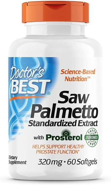 Doctor'S Best Best Saw Palmetto Extract (320 Mg), Softgel Capsules, 60-Count